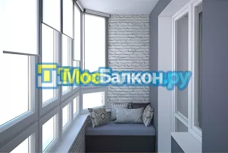 Заказать балкон в Чехове цена от 1320 руб | Остекление балконов и лоджий МосБалкон