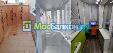 Заказать балкон в Чехове цена от 1320 руб | Остекление балконов и лоджий МосБалкон
