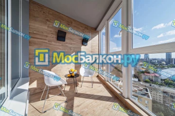 Панорамное остекление заказать под ключ по выгодной цене в Чехове от компании МосБалкон