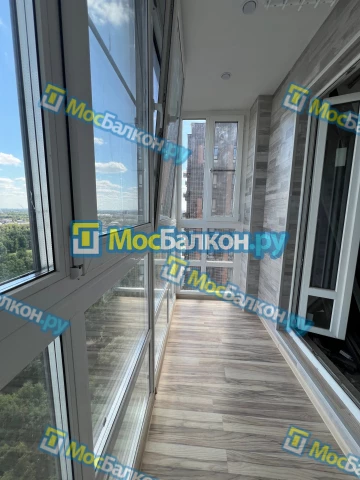Панорамное остекление заказать под ключ по выгодной цене в Чехове от компании МосБалкон